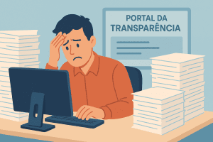 os setores se recusam a entregar as informações do portal