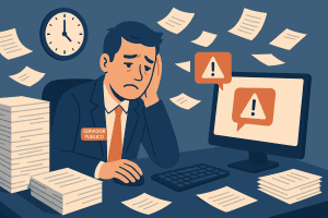 sobrecarga no controle interno